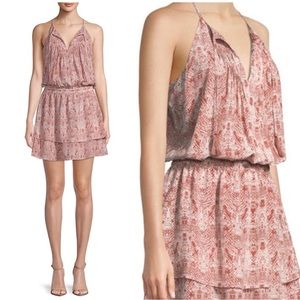 Joie Pink Patterned Mini Dress
